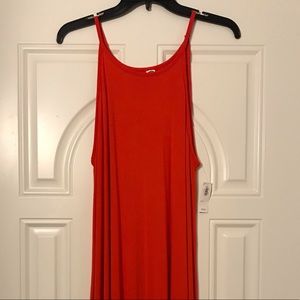 Summer dress (burnt orange)